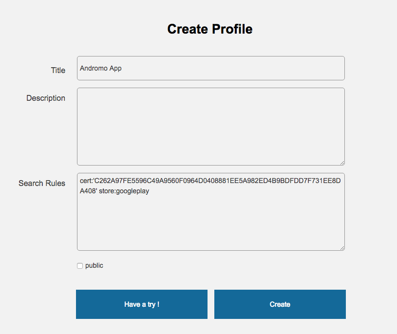 create_profile_andromo